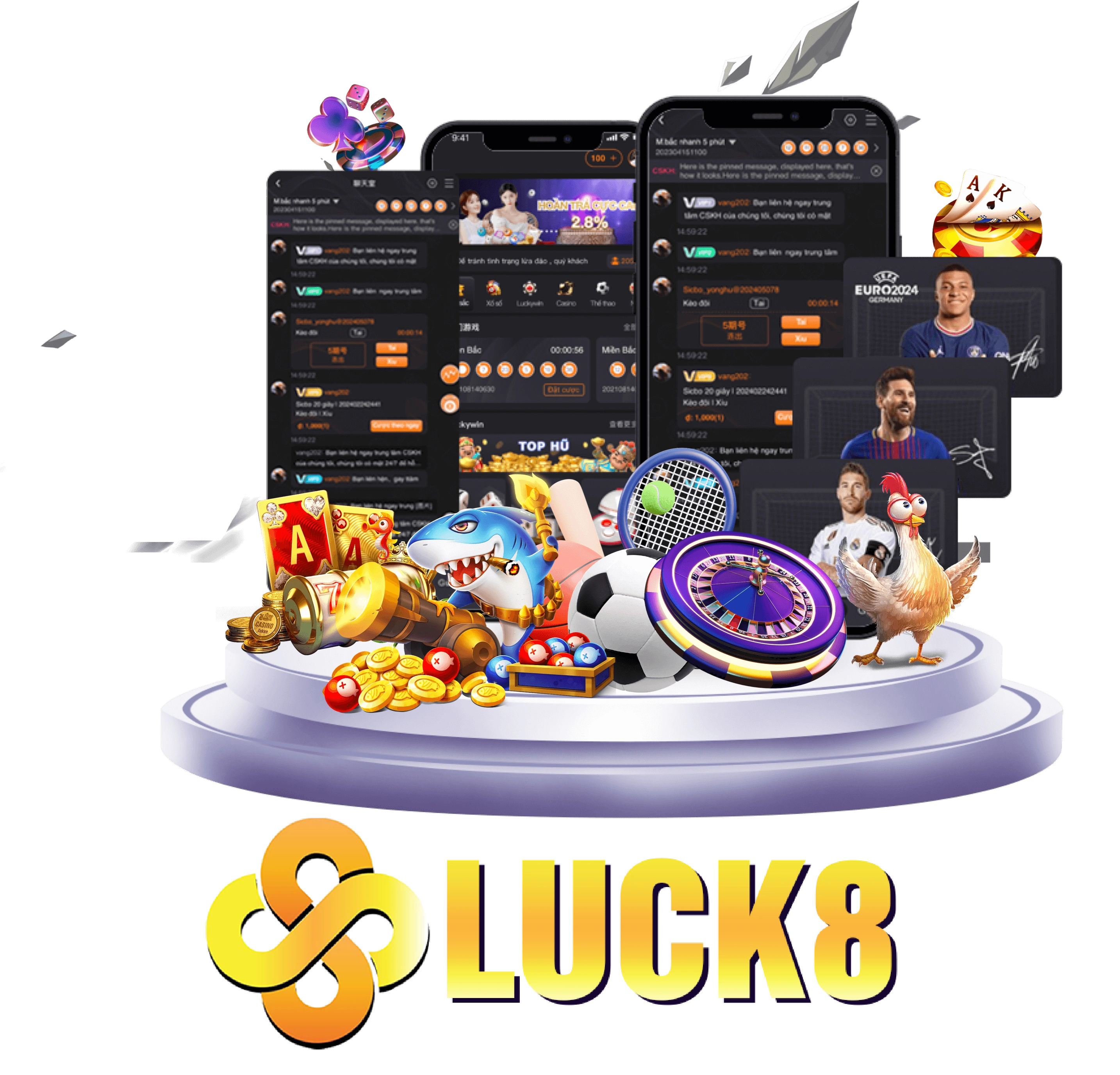 Dịch vụ ứng dụng Luck8 trên di động